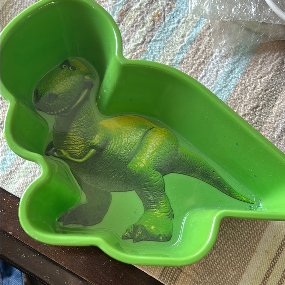 Toy Story Rex Green Dinosaur Shaped Bowl